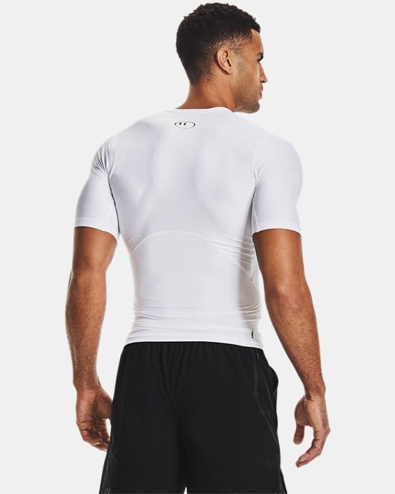 Men's UA Iso-Chill Compression Short Sleeve, White, pdpMainDesktop image number 1